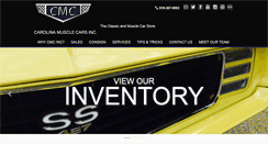 Desktop Screenshot of carolinamusclecarsinc.com